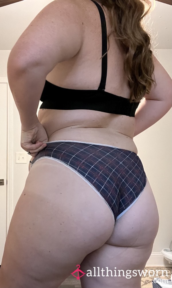 Plaid Cheeky Panties