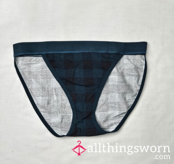 Plaid Cotton Panties