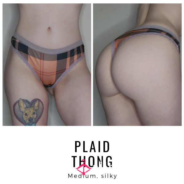 PLAID THONG