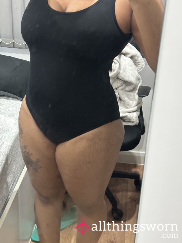 Plain Black One-piece