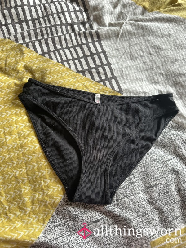 Plain Black Panties