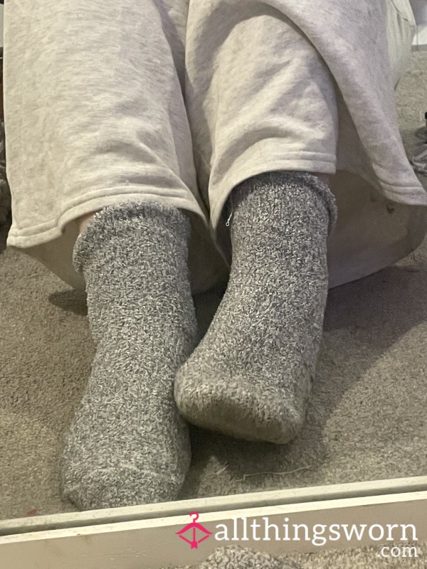 Plain Fluffy Socks