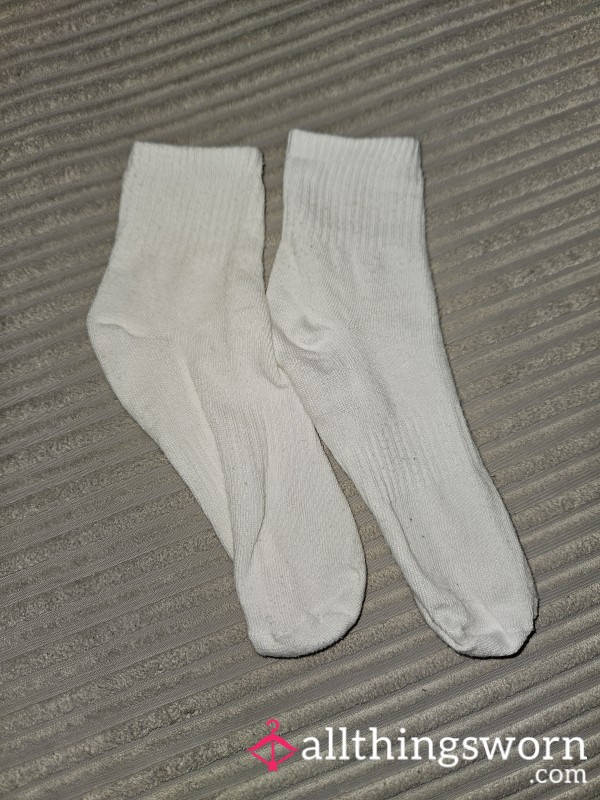 Plain White Socks