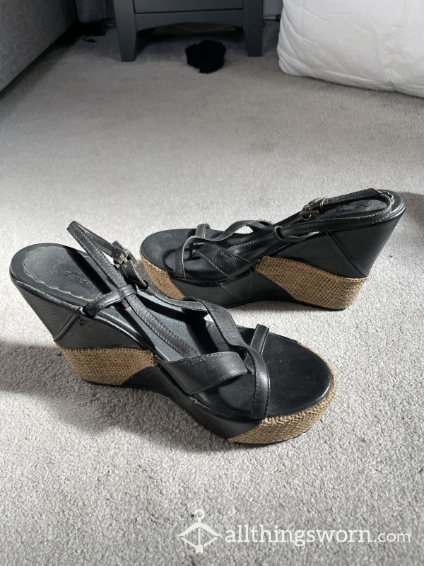 Platform Heels Black