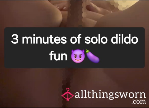 Playing With My 7" Di**o For 3mins 🍆😈