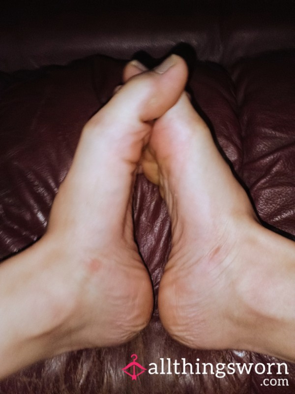 Playing With My Sweaty Toes