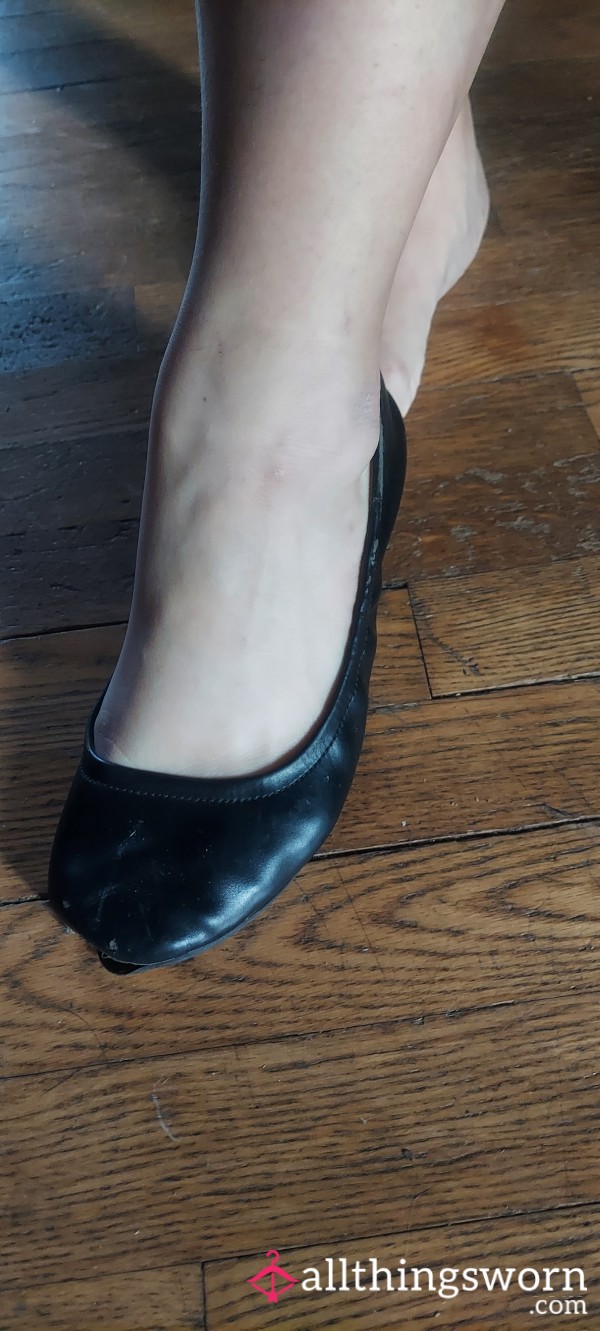 Pleather Flats, Well-worn