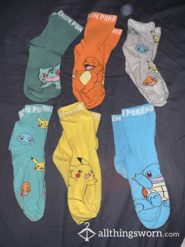 Nerdy Pokémon Socks For Sale