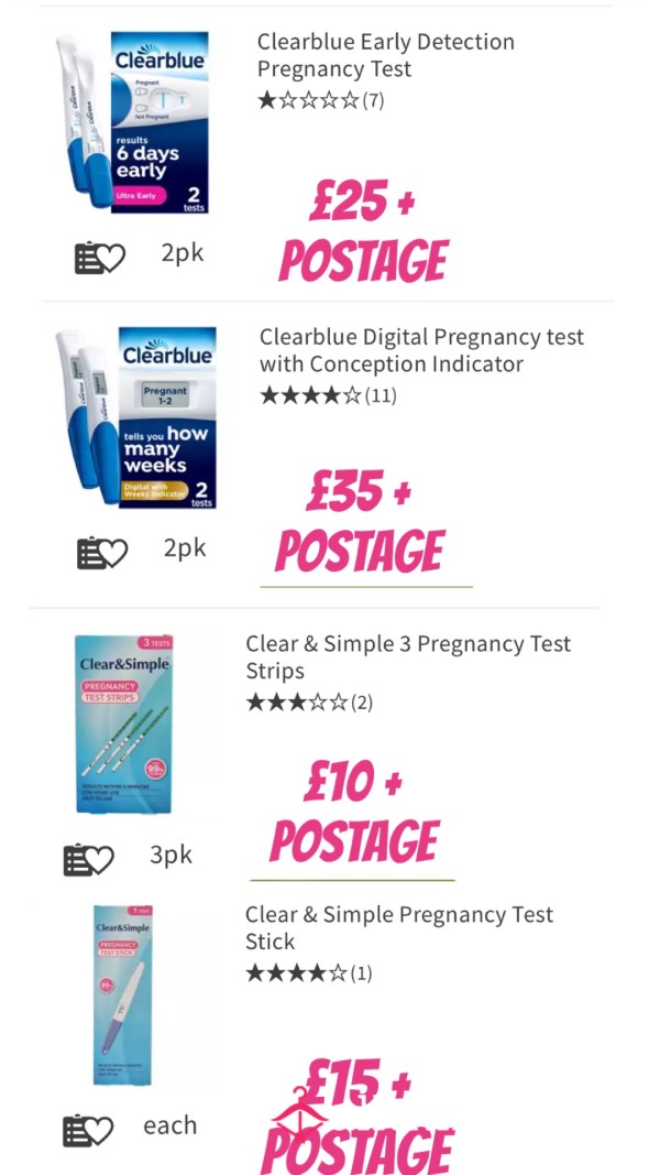 Positive Pregnancy Tests 🤰🏼