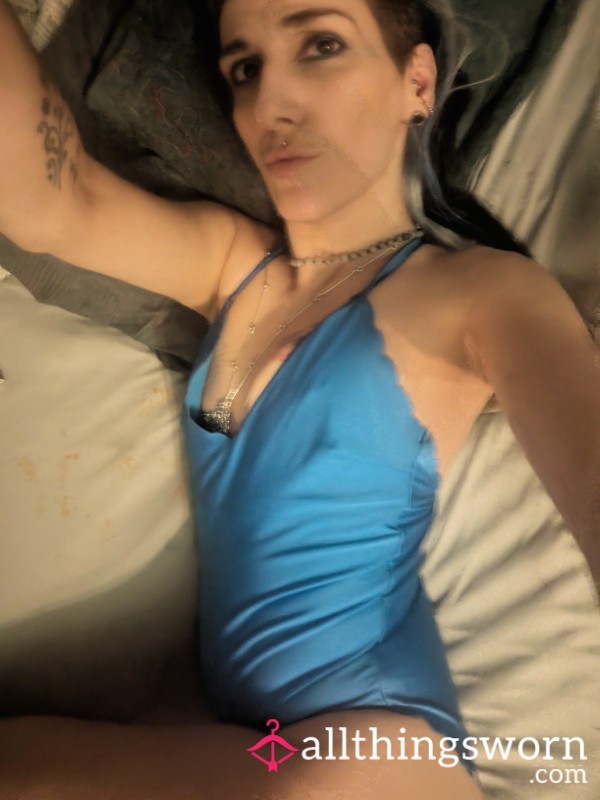 Post Rave Leotard, Danced All Night...hot And Sweaty Then Slept In It