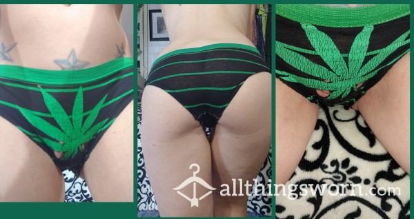 Pot Leaf Panties/holes