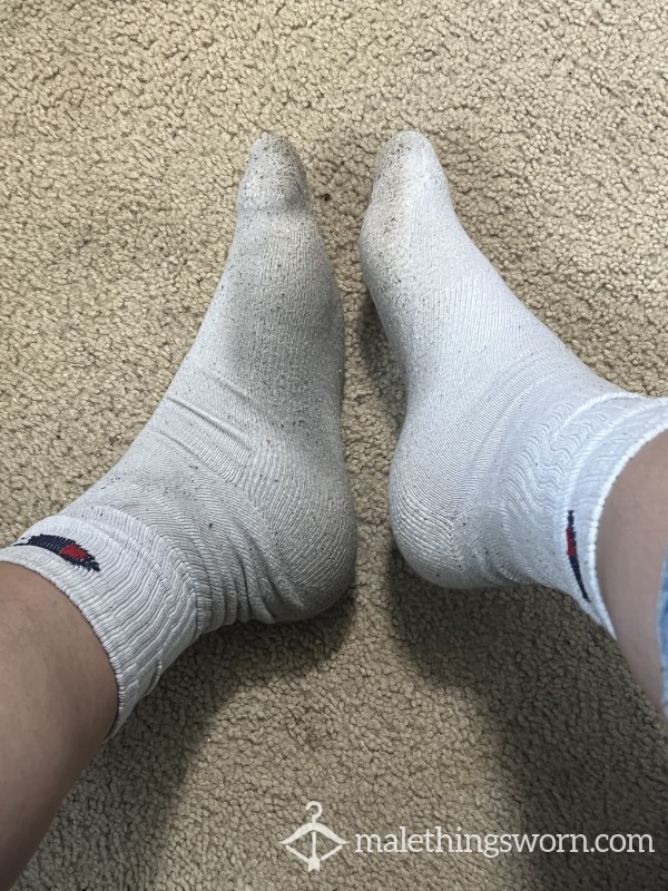 POTENT WHITE CHAMPION CREW SOCKS