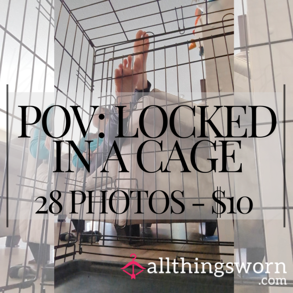 ⛓️POV CAGED⛓️ Yoga, Lounging In Bed, Watching TV All While You're Locked Up 📸 28 Photos