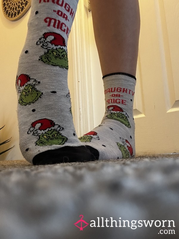 Grinch Socks