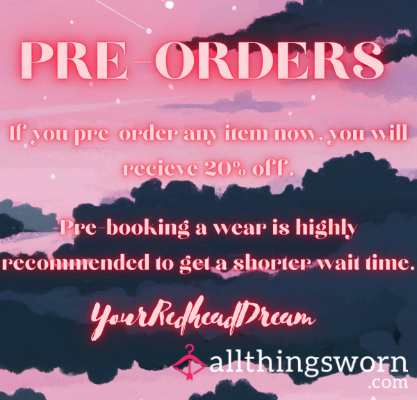 Pre-Orders