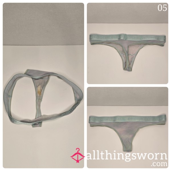 Vacuum Sealed & Ready-to-Ship 24h Wear Teal VS Thong