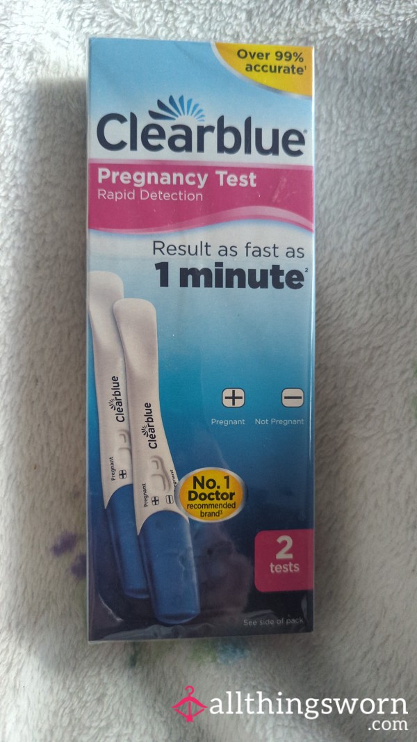 Pregnancy Test (clear Blue) + Lemonade Jar