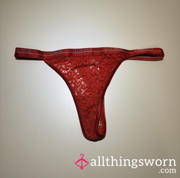 Premium Red Thong