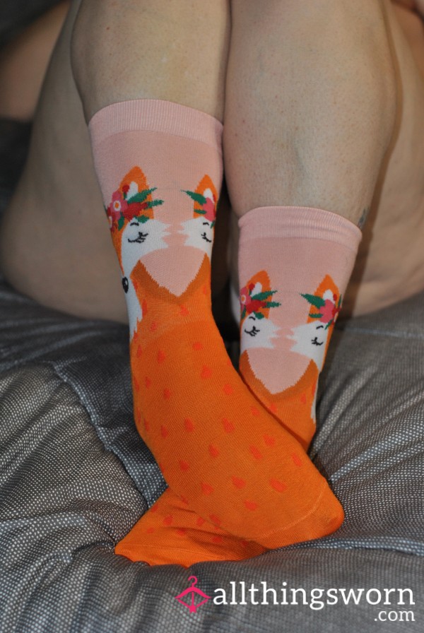 Get Ready To Go Wild With My Foxy Socks!