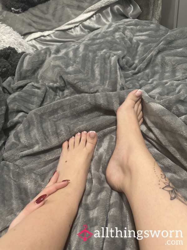 Pretty Painted Feet Waiting To Be Adored