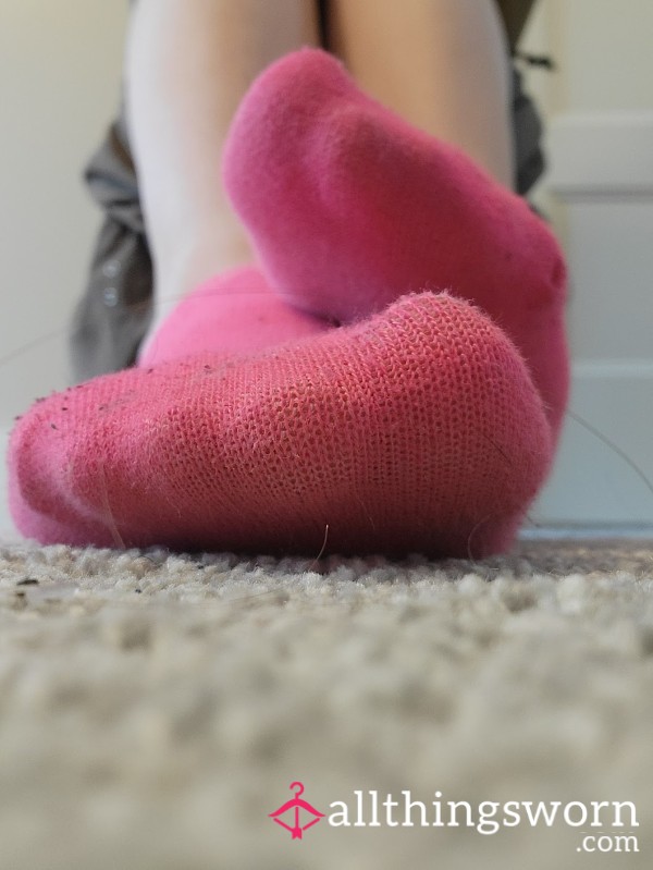 Pretty Pink Ankle Socks