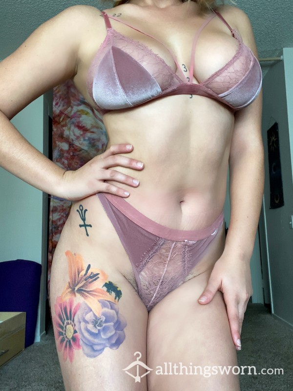 Pretty Pink Lingerie Set