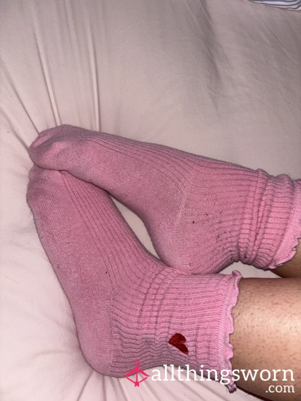 Pretty Pink Socks Looking For A Home