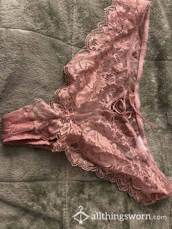 Pretty Pink Worn Knickers 🤍