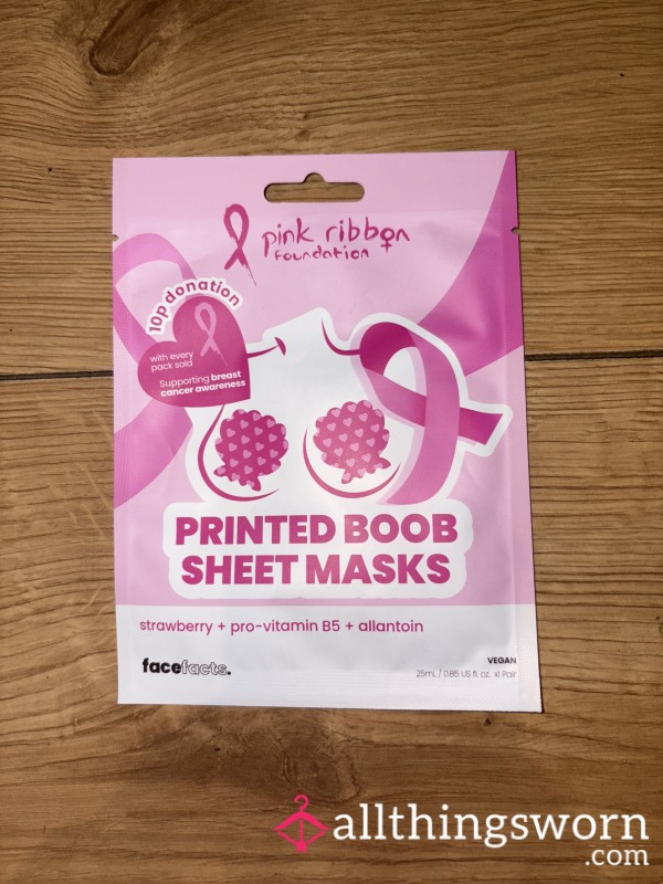 Printed Boob Mask 💗