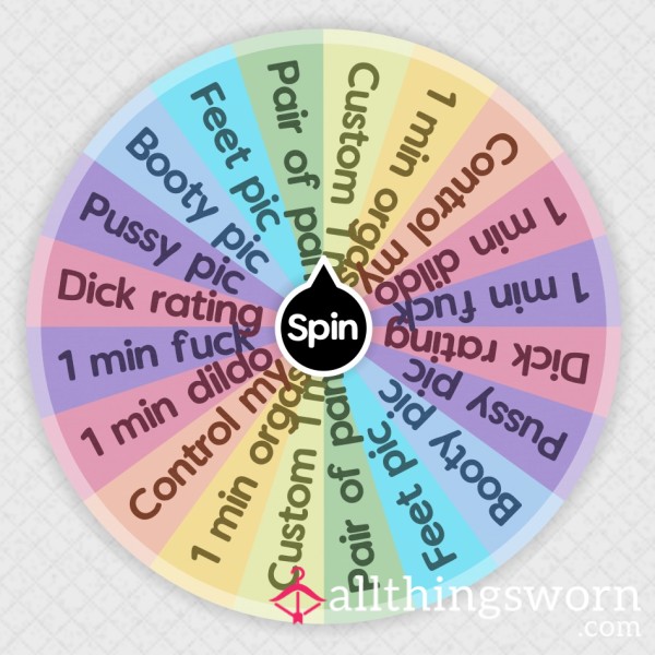 Prize Every Time SPIN WHEEL