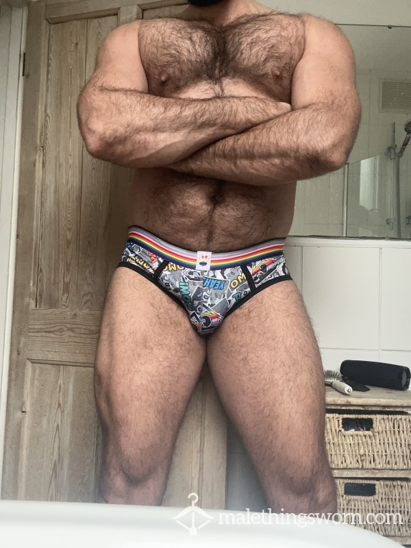 Prowler Cartoon Print Brief XXL