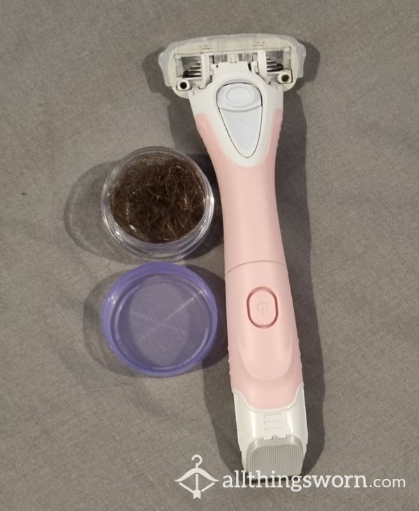 Pube Trimmer + Pot Of Pubes