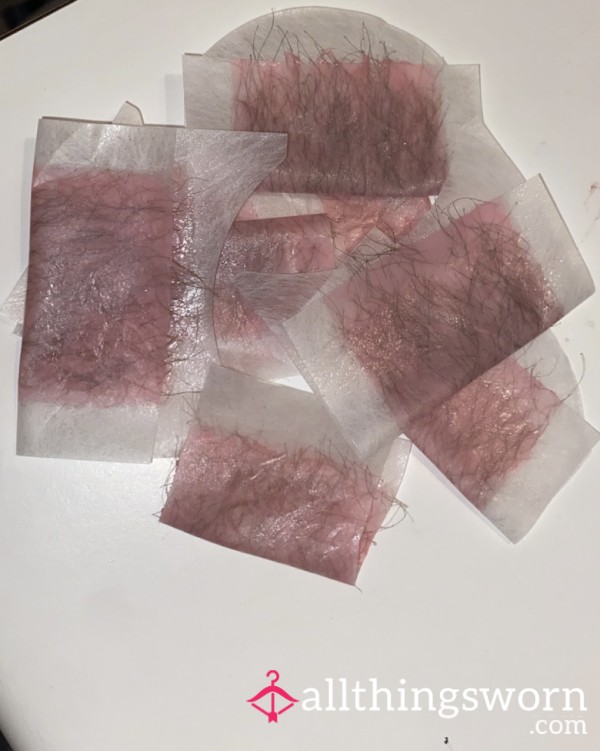 Pubic Hair In Wax Strips!