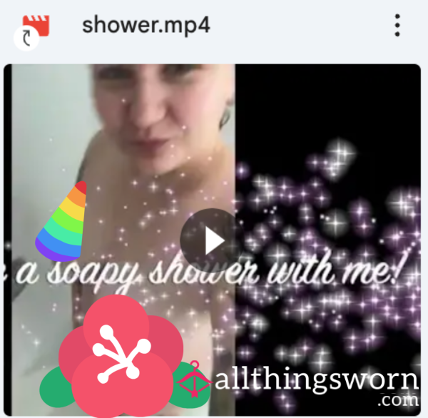 Soapy Shower Play