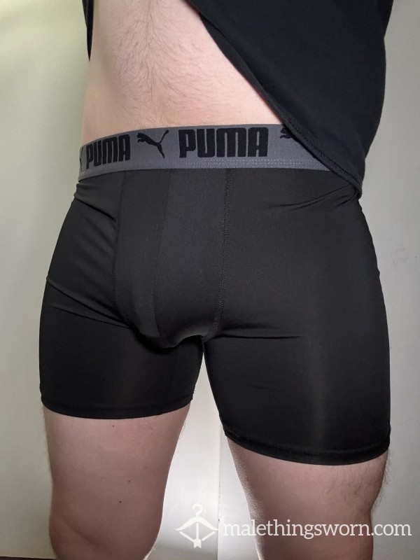 Black PUMA Boxer Briefs