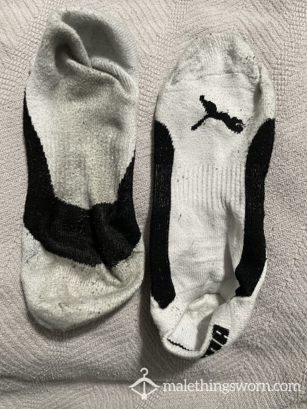 Puma! White And Black Socks (48hrs)