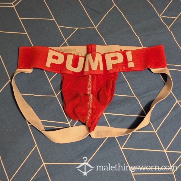 PUMP! Jock (Red) - Well Worn, Customised To Your Request