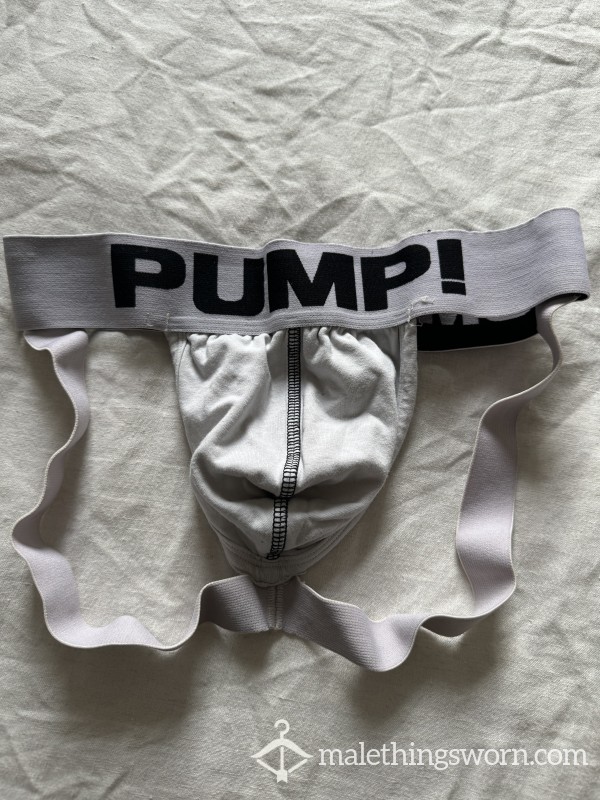 Pump White Jockstrap