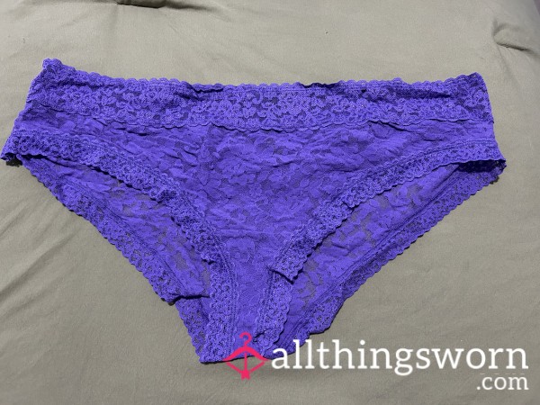 ~PURPLE ALL LACE CHEEKY PANTY~