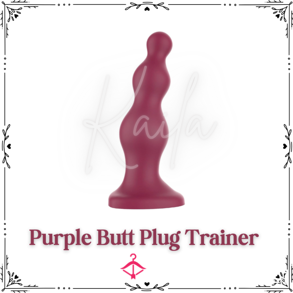 Purple Bu*t Plug Trainer