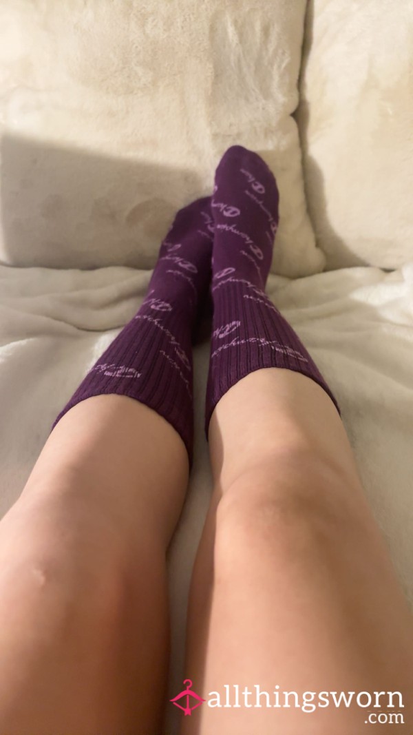 Purple Champion Socks