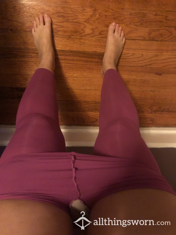 Purple Footless Tights