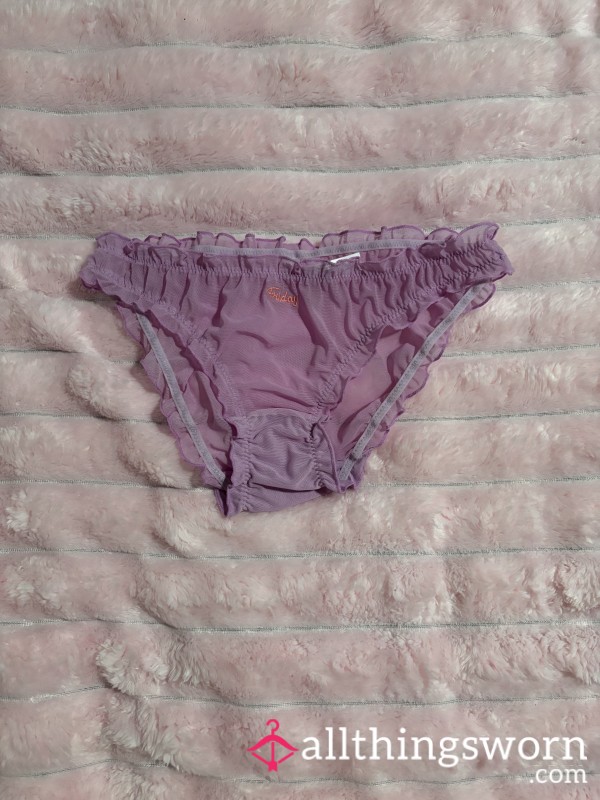 Purple Frilly Friday Panties