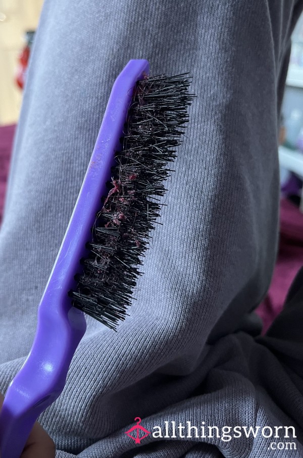 Purple Hairbrush