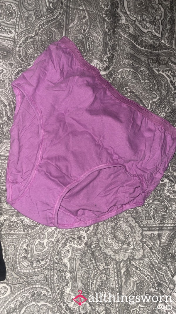 Purple Hanes Underwear