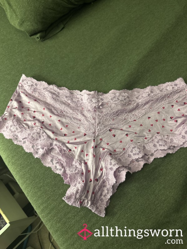 Purple Heart Cheek Underwear