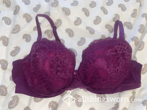 Purple Lace Ann Summers Bra - 38E