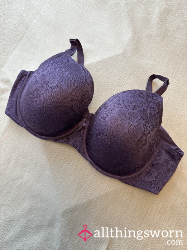 Purple Lace Bra