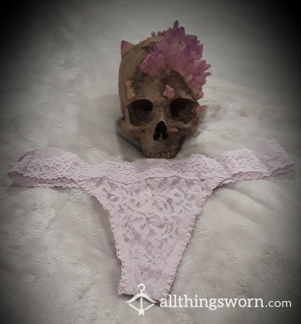 Purple Lace Goddess Thong