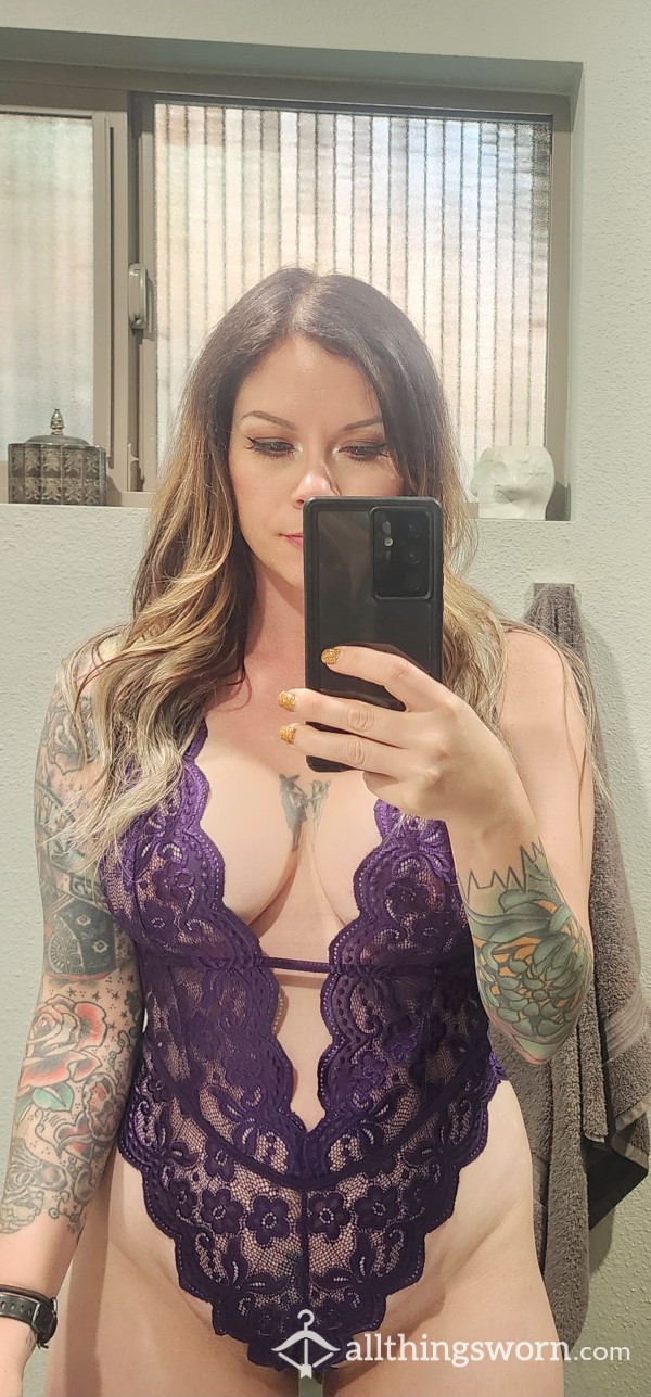 Purple Lace Lingerie